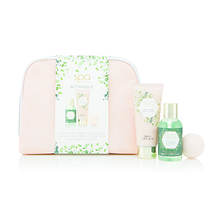 Style + Grace Spa Botanique Cosmetic Bag 4 Pc Set 