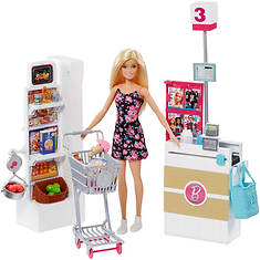 Barbie Doll & Supermarket Playset