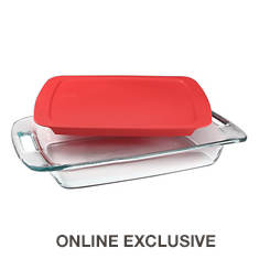 Pyrex® 9"x13" Easy Grab Oblong Baking Dish With Lid