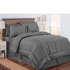 Embossed Stripe 8-pc. Comforter Set