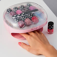 The Color Workshop Nail Dryer with Nail Polish 9-pc. Set