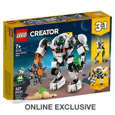 LEGO® Space Mining Mech-Creator 327pc