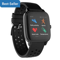 SuperSonic Bluetooth Smartwatch With Heart Rate & Temp