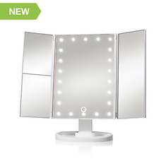 LED Tri-Fold Makeup Mirror