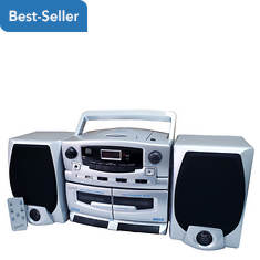 SuperSonic CD/Dual Cassette/Bluetooth Audio System