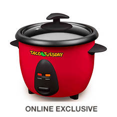 Taco Tuesday 6-Cup Mexican Rice Cooker & Steamer