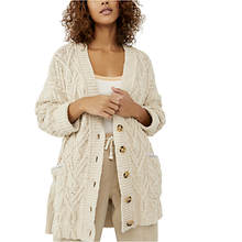 Free People Women's Montana Cable Cardi