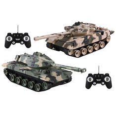 R/C Battle Tanks 2-pk.