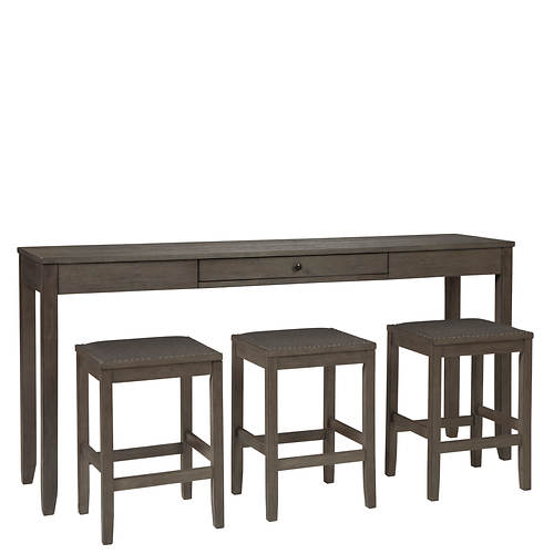 Signature Design by Ashley Caitbrook Dining Table & 3 Barstools