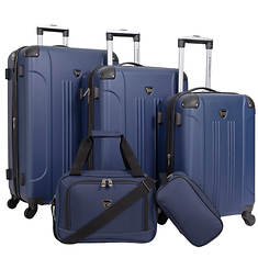 Traveler's Club Chicago Plus Hard-Sided 5-pc. Luggage Set