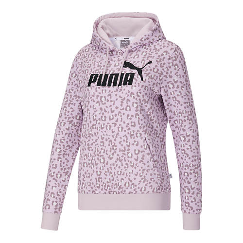 PUMA Women's Essentials Logo Leopard Hoodie