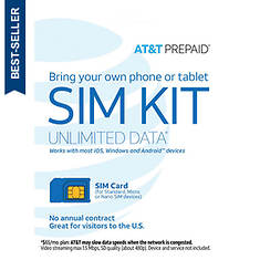 AT&T PREPAID℠ 6889B SIM Kit