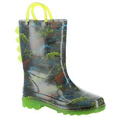 Western Chief Dino Lighted PVC Rain Boot (Boys' Infant-Toddler-Youth)