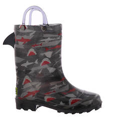 Western Chief Shark Lighted PVC Rain Boot (Boys' Infant-Toddler-Youth)