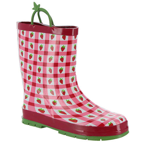 Western Chief Gingham Strawberry Rain Boot (Girls' Infant-Toddler-Youth)