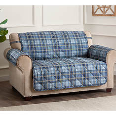 Jeffry Fabrics Tartan Plaid Secure Fit Sofa Cover
