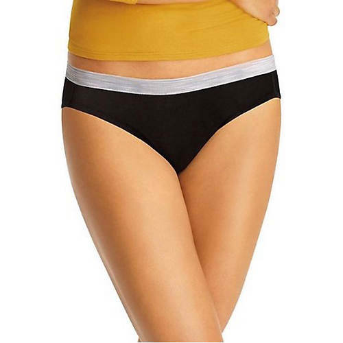 Hanes® Women's Cool Comfort Cotton Sporty Bikini 6-Pack