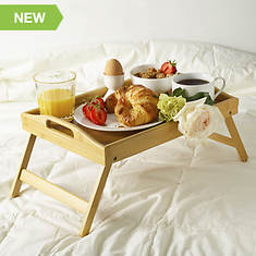 Bamboo Bed Serving Tray
