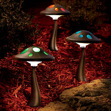 3-Piece Color-Changing Mushroom Lights