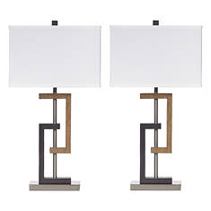 Signature Design by Ashley Syler Table Lamp Set of 2