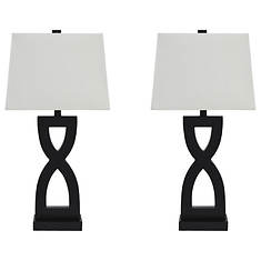 Signature Design by Ashley Amasai Table Lamp Set of 2