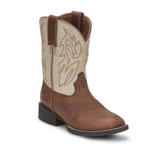 Justin Boots Canter Junior Square Toe (Kids Toddler-Youth)