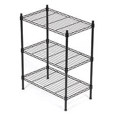 Home Basics 3-Tier Steel Wire Shelf Rack