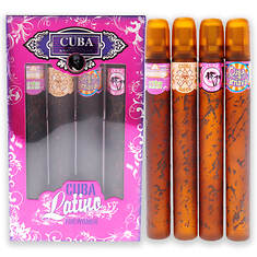 Cuba Latino Collection for Women - 4 Pc Gift Set