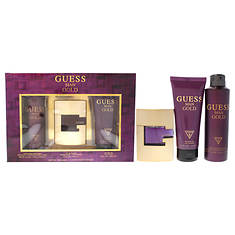 Guess Gold for Men - 3 Pc Gift Set
