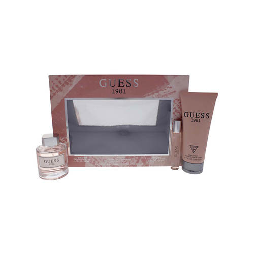 Guess 1981 for Women - 3 Pc Gift Set