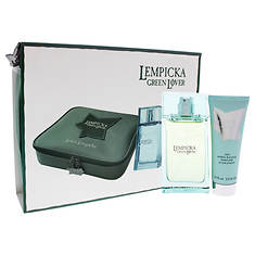 Lolita Lempicka Green Lover for Men - 3 Pc Gift Set