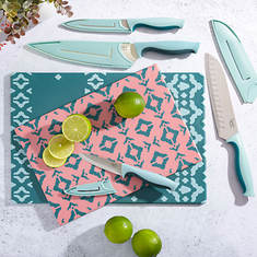 Spice By Tia Mowry Saffron 10-pc. Knife Set with Cutting Boards