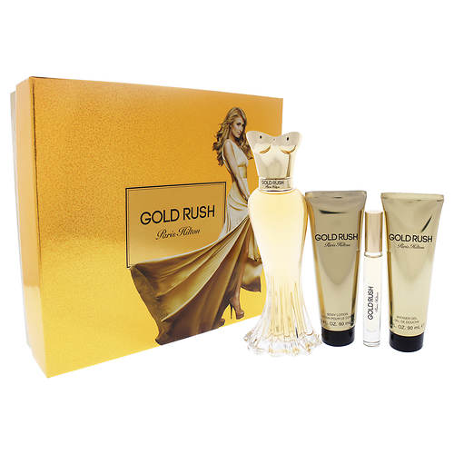 Paris Hilton Gold Rush for Women - 4 Pc Gift Set