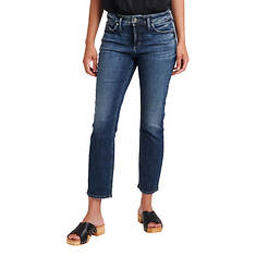Silver Jeans Women's Elyse Straight Crop