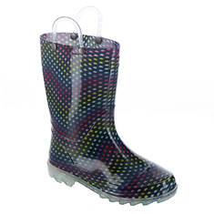 Western Chief Rainbow Dot Lighted PVC (Girls' Infant-Toddler-Youth)