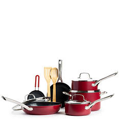 Red Volcano 12-pc. Cookware Set