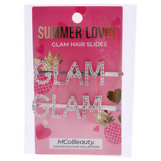 MCoBeauty Summer Lovin Glame Hair Slides- 2-piece Hair Clips