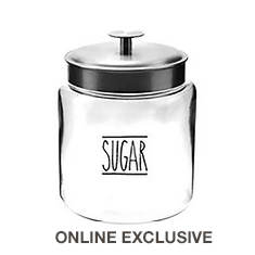 Anchor Hocking 96-oz. Sugar Montana Jar with Stainless Steel Lid