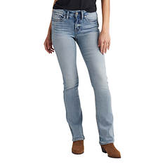 Silver Jeans Women's Suki Mid-Rise Slim Bootcut Jean