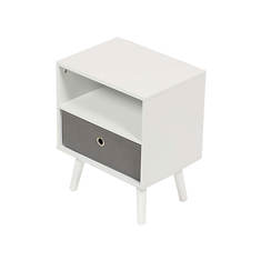 Home Basics 2-Cube Night Stand with Non-Woven Bin