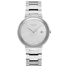 Seiko Essentials Contemporary Silver-Tone Watch
