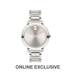 Movado Women's Bold Evolution Silver-Tone Stainless Steel Watch
