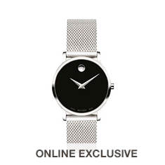 Movado Women's Museum Classic Silver-Tone Stainless Steel Mesh Watch