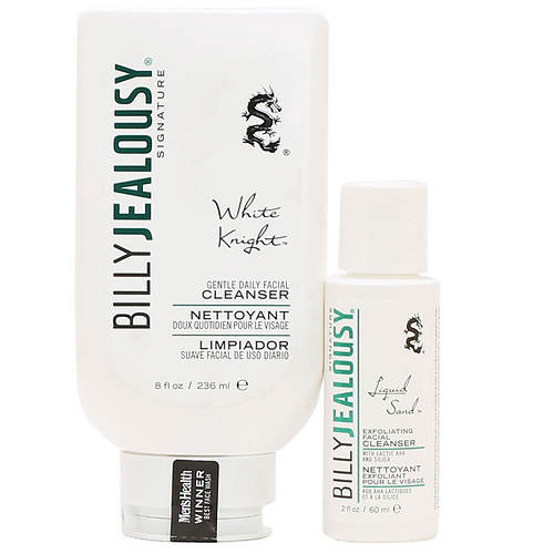 White Knight Daily Cleanser and Liquid Sand Exfoliant Cleanser