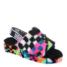 UGG® Fluff Yeah Slide Checks Sandal (Women's)