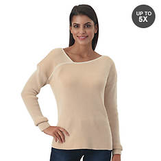 Asymmetrical Ribbed Sweater