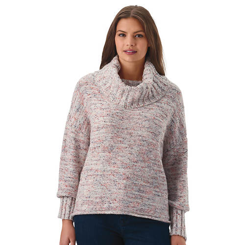 Masseys Textured Cowl Neck Sweater