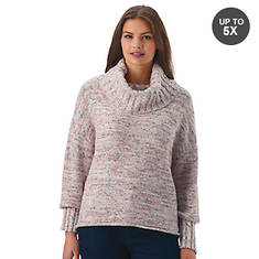 Masseys Textured Cowl Neck Sweater