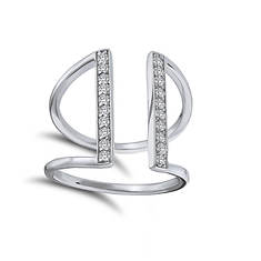 Jilco Contemporary Diamond Cuff Ring