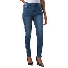 Masseys Rhinestone-Embellished Skinny Jean